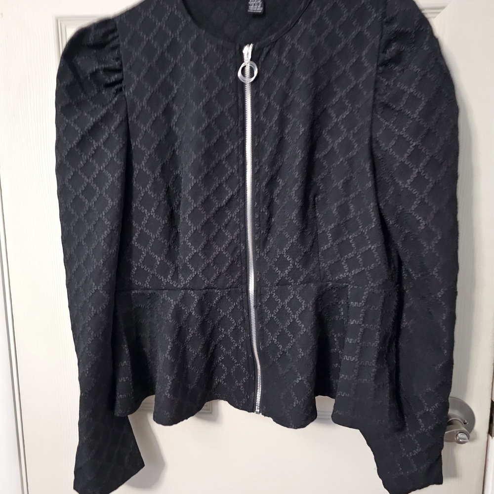 SHEIN Black Textured Women's Blazer Sz Xl Never Worn